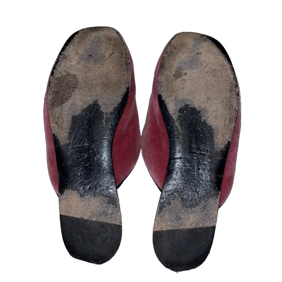 GUCCI Kingsnake Lawrence mules pink yellow size 7 velvet slippers slides snake - Picture 14 of 16